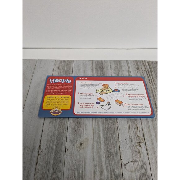 Cranium Hoopla Game Replacement Parts Cards 1 Unopened Instructions 2002-2004 - Picture 6 of 8